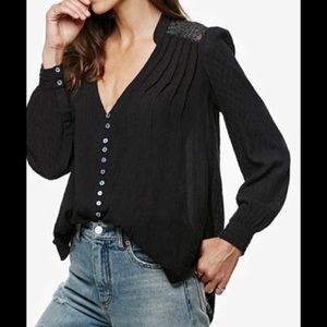 Free people canyon rose blouse